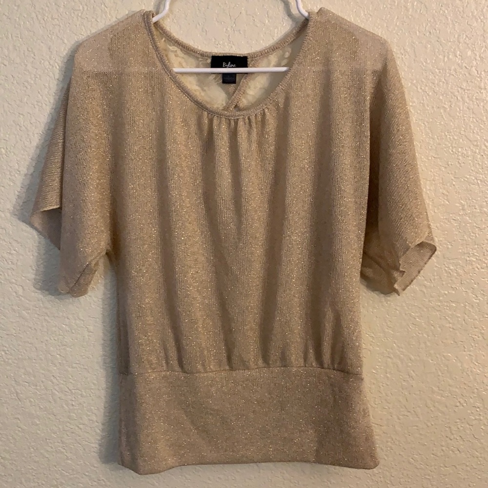 Cream sparkling shirt